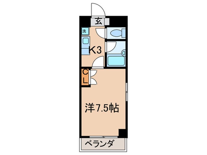 カントリービルの物件間取画像