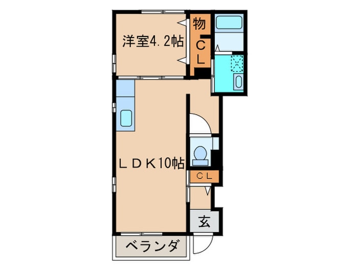 サンリット八児Ⅱの物件間取画像