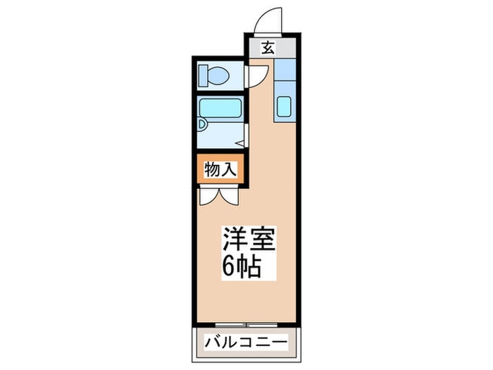 パシフィック紫Ⅲの物件間取画像