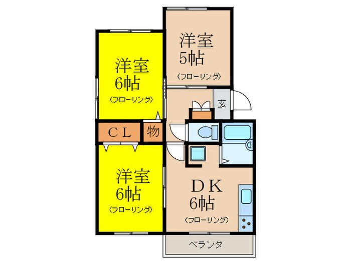 メモリー武供第一の物件間取画像