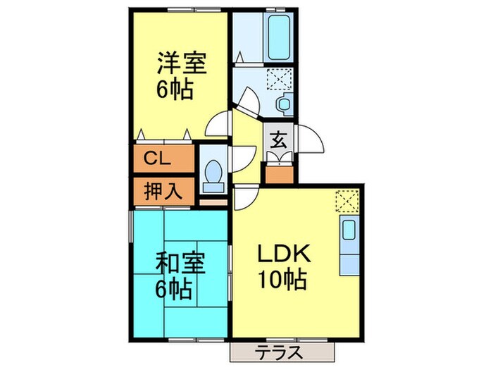 セジュ－ル・プランタンの物件間取画像