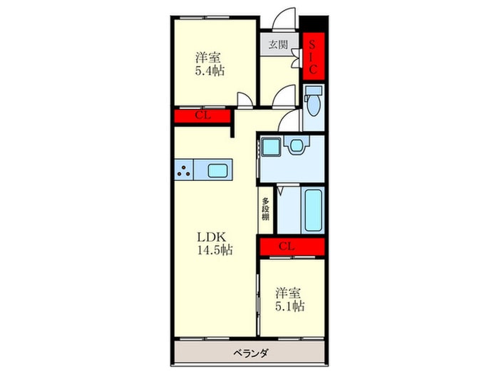 Casablancaの物件間取画像