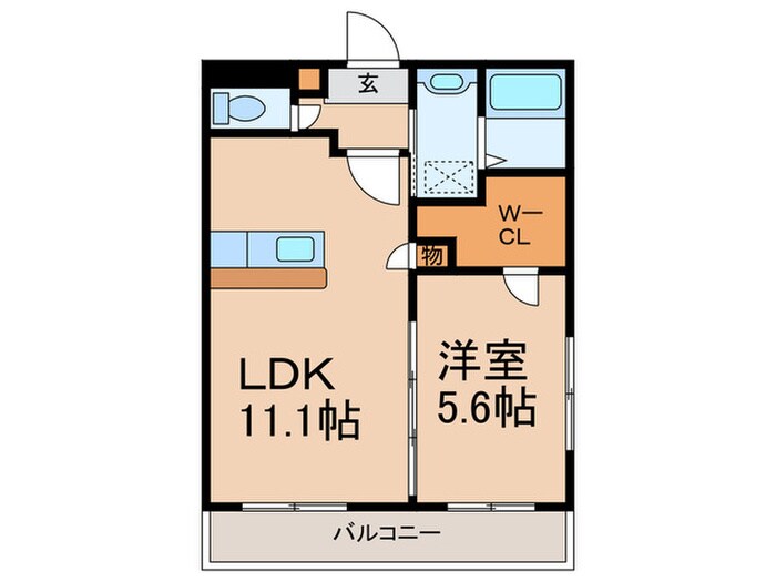 物件間取画像