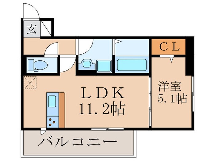 AURALEE 苅田の物件間取画像