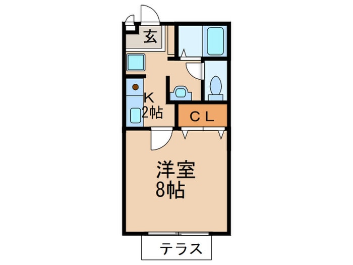 コンフォ－トヴィラ野中の物件間取画像