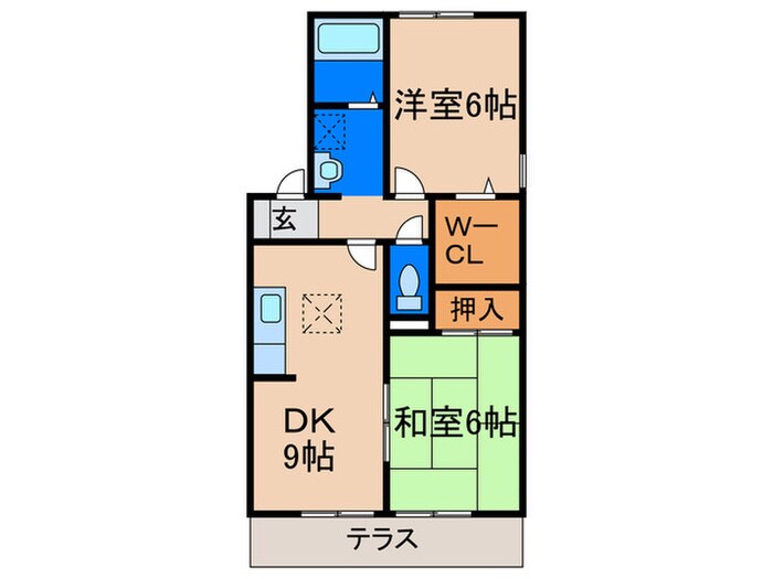 グランドゥ－ル星ヶ丘の物件間取画像