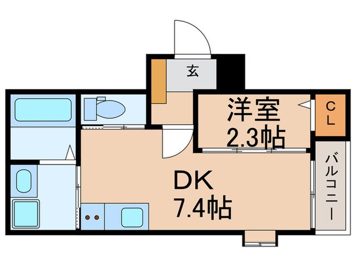 ソラナ博多の物件間取画像