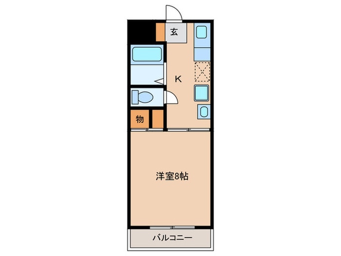 Tクレール片江の物件間取画像