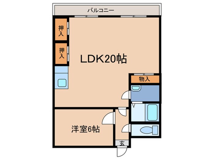 グリーンハイツ５棟の物件間取画像