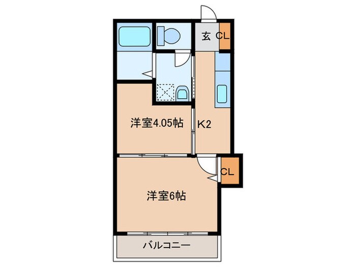 坂口ハイツの物件間取画像