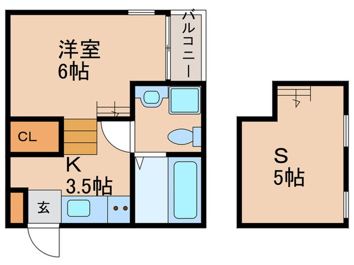 アクアリウスⅠの物件間取画像