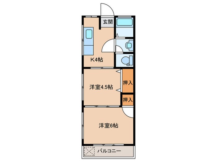 MAMビル B棟の物件間取画像