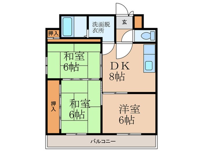 物件間取画像