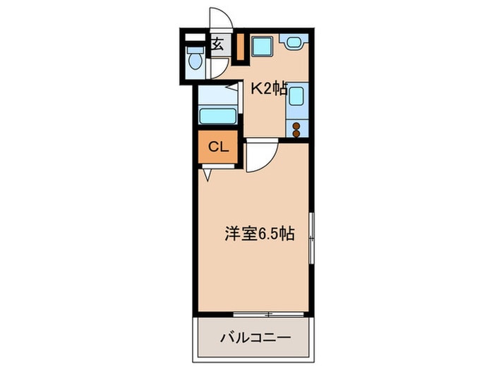 セレブマンション今宿の物件間取画像