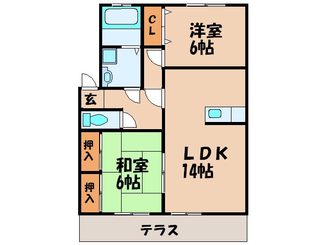 物件間取画像