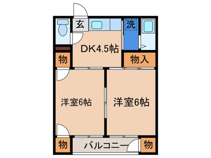 物件間取画像