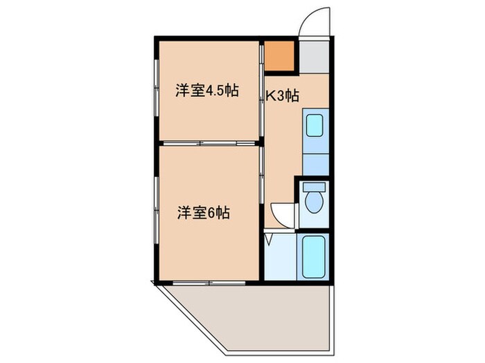 エビスビルの物件間取画像