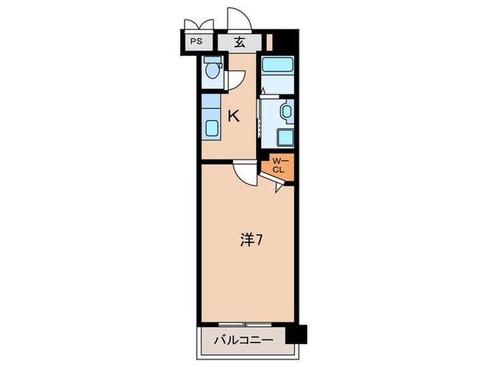 アクシオ北九州Ⅱの物件間取画像