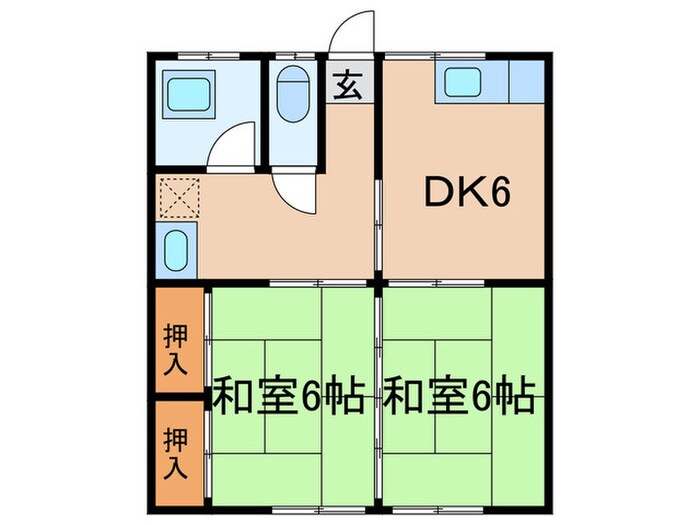 一天荘の物件間取画像