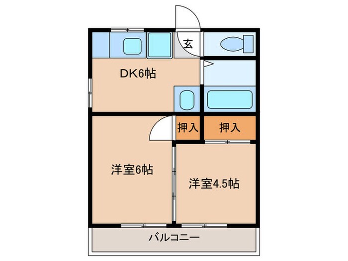 スカイヒルズ西陵の物件間取画像