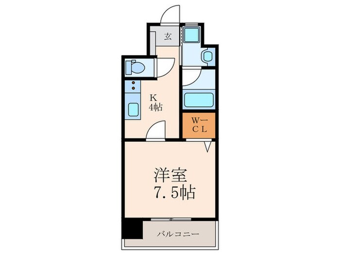 LUX紅梅の物件間取画像