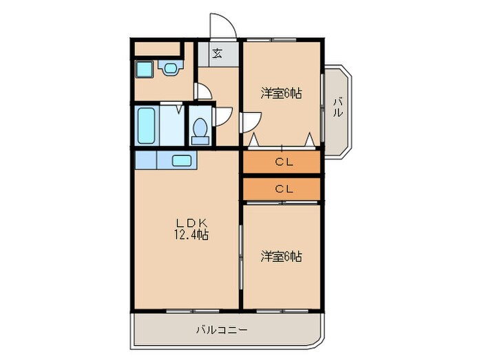 ルシア天神山の物件間取画像