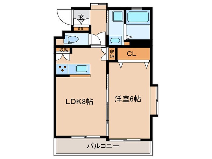 アヴェニュー武の物件間取画像