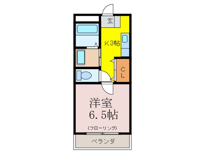 コンフォール美根の物件間取画像