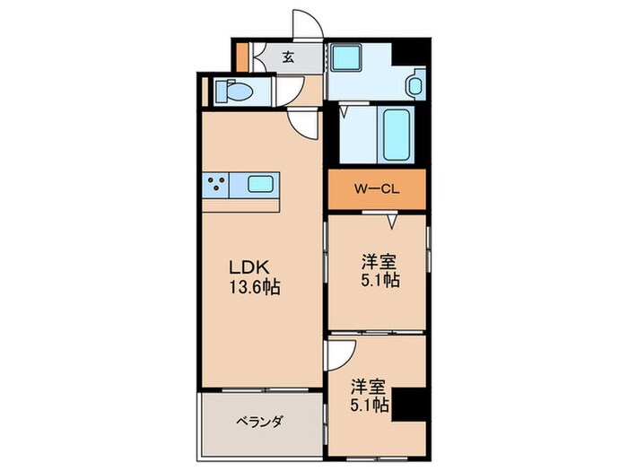 エクストラ パレスの物件間取画像