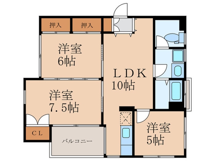 プラスパー高森の物件間取画像