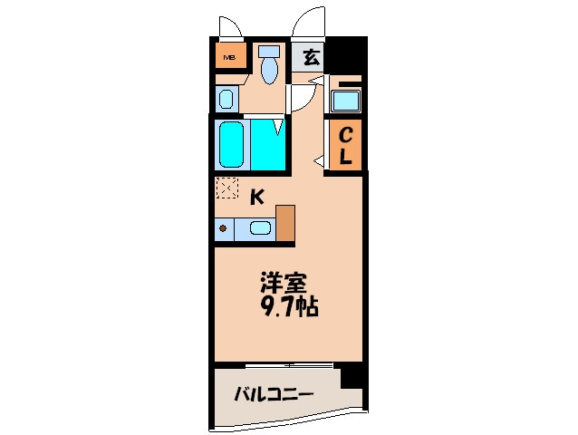 キャッスル大手門の物件間取画像