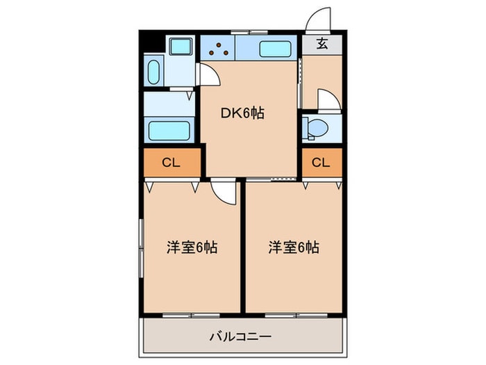 第１フジサンビルの物件間取画像