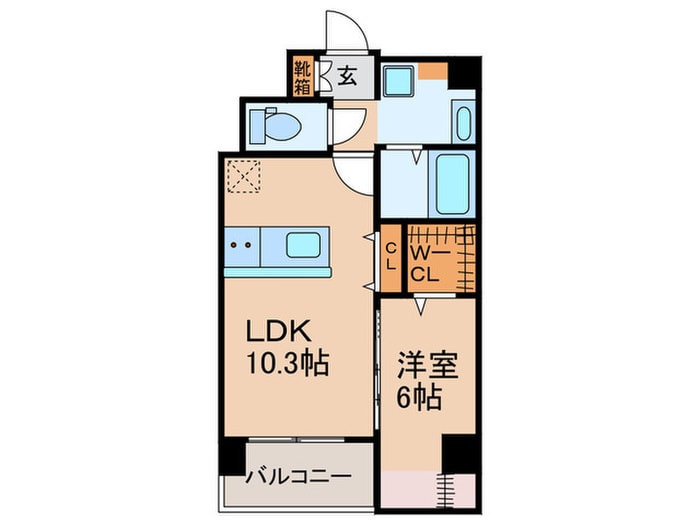 エージュ山王の物件間取画像