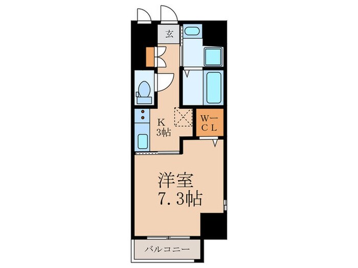 ラグーナ黒崎の物件間取画像
