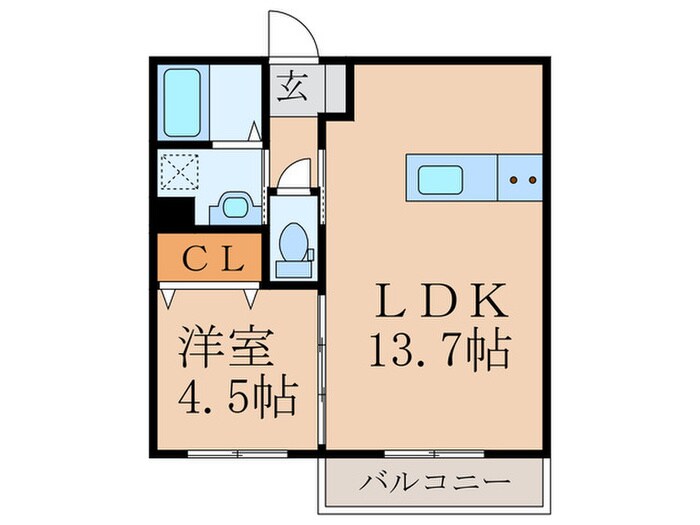 ＳｈｉｎｉｎｇＢの物件間取画像