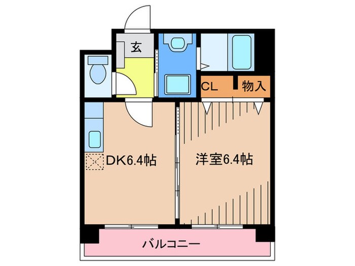 レシェンテヴィラ日の里の物件間取画像