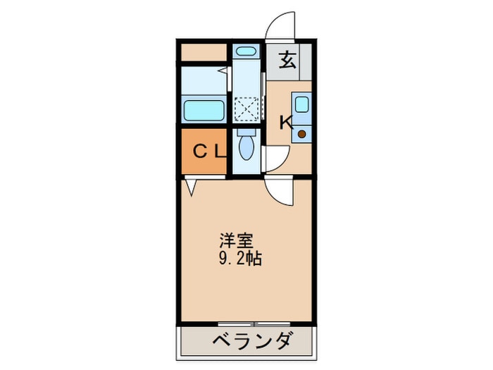 フリ－アメニティＯＮＥの物件間取画像