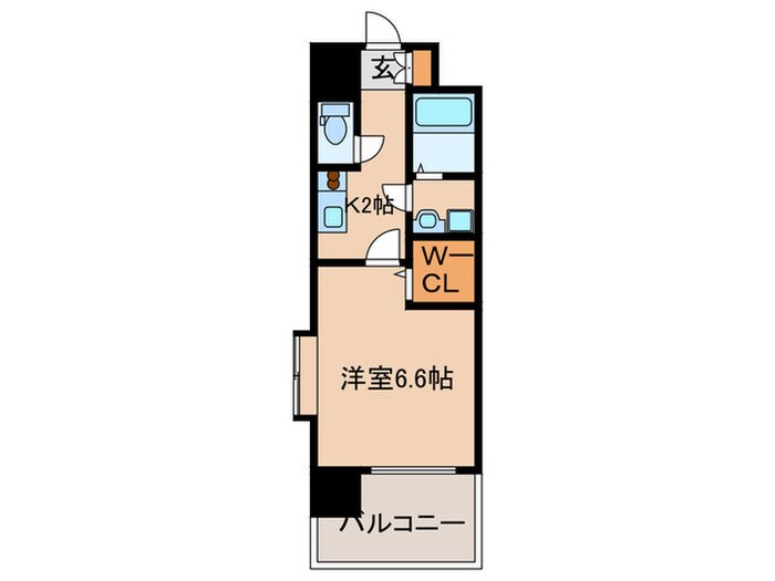 エンクレスト天神ＭＥＲＳ(1210)の物件間取画像