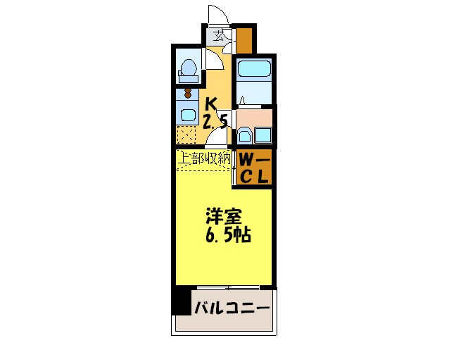 エンクレスト博多駅東(409)の物件間取画像