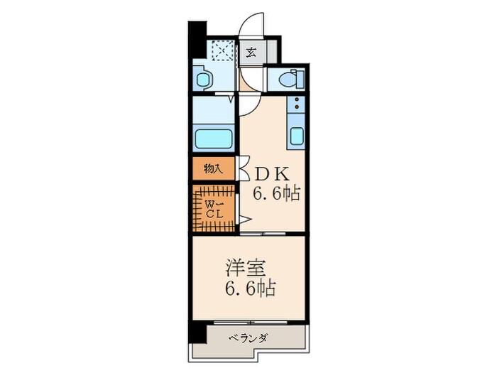 アルティザ小倉の物件間取画像