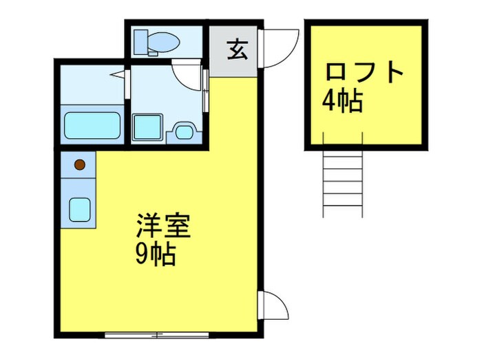 コーポコスモスＨの物件間取画像