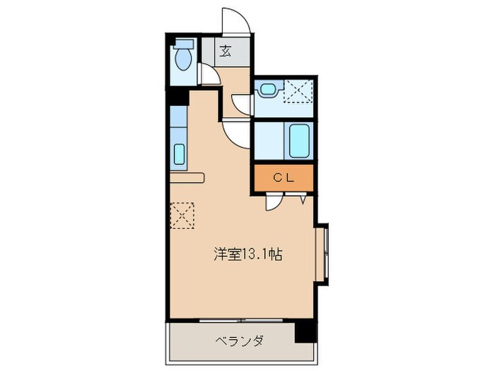 宗像北田マンションの物件間取画像