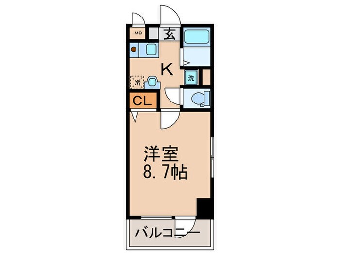 グローリーステージ博多の物件間取画像