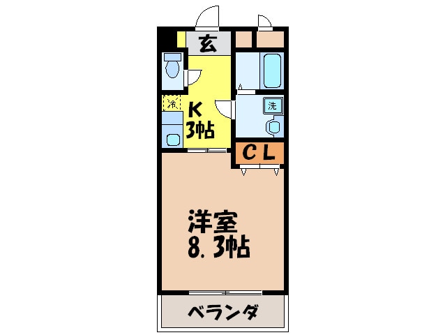 ローズガーデンⅡの物件間取画像