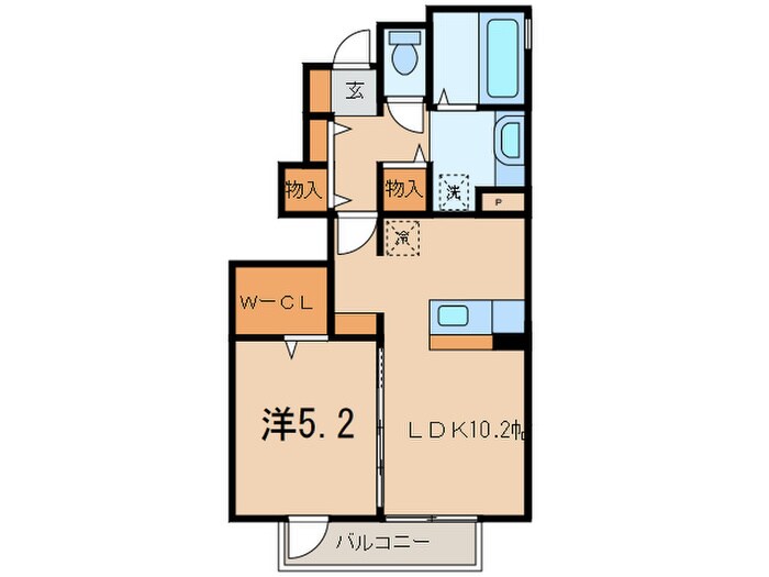 ブランシュネージュモリの物件間取画像
