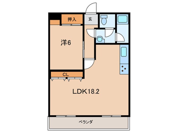 ディアライフ赤坂の物件間取画像