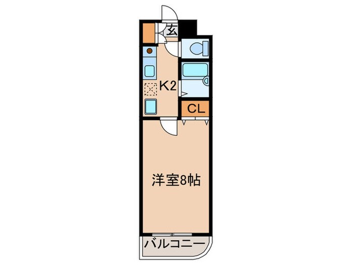 ｽﾀｼﾞｵ･ｱﾊﾟ-ﾄﾒﾝﾄ･ｵｸﾀﾞの物件間取画像