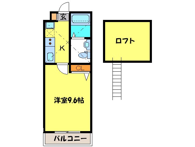 ゆうぷらざ別府の物件間取画像