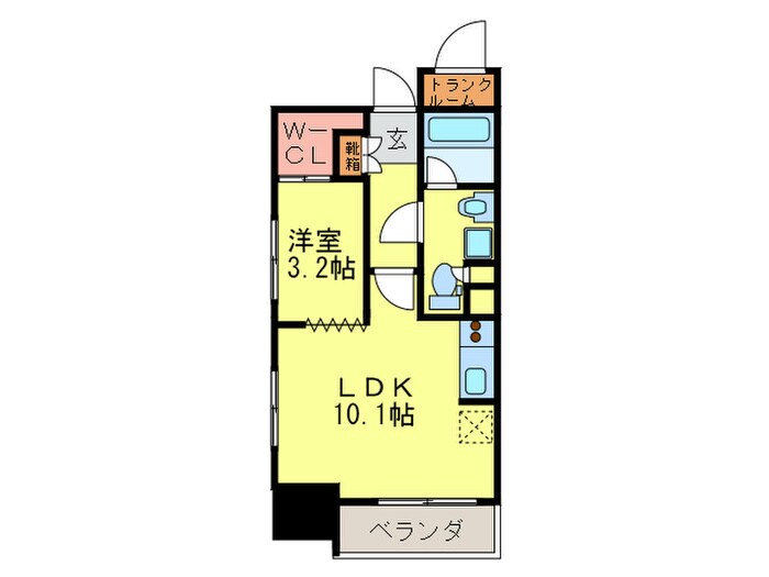 パークレジデンシャル博多の物件間取画像