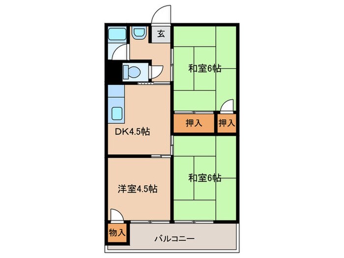 物件間取画像
